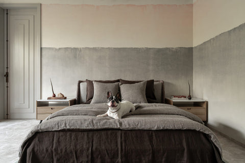 Wren waffle duvet cover set