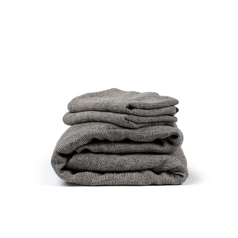 Wren waffle duvet cover set